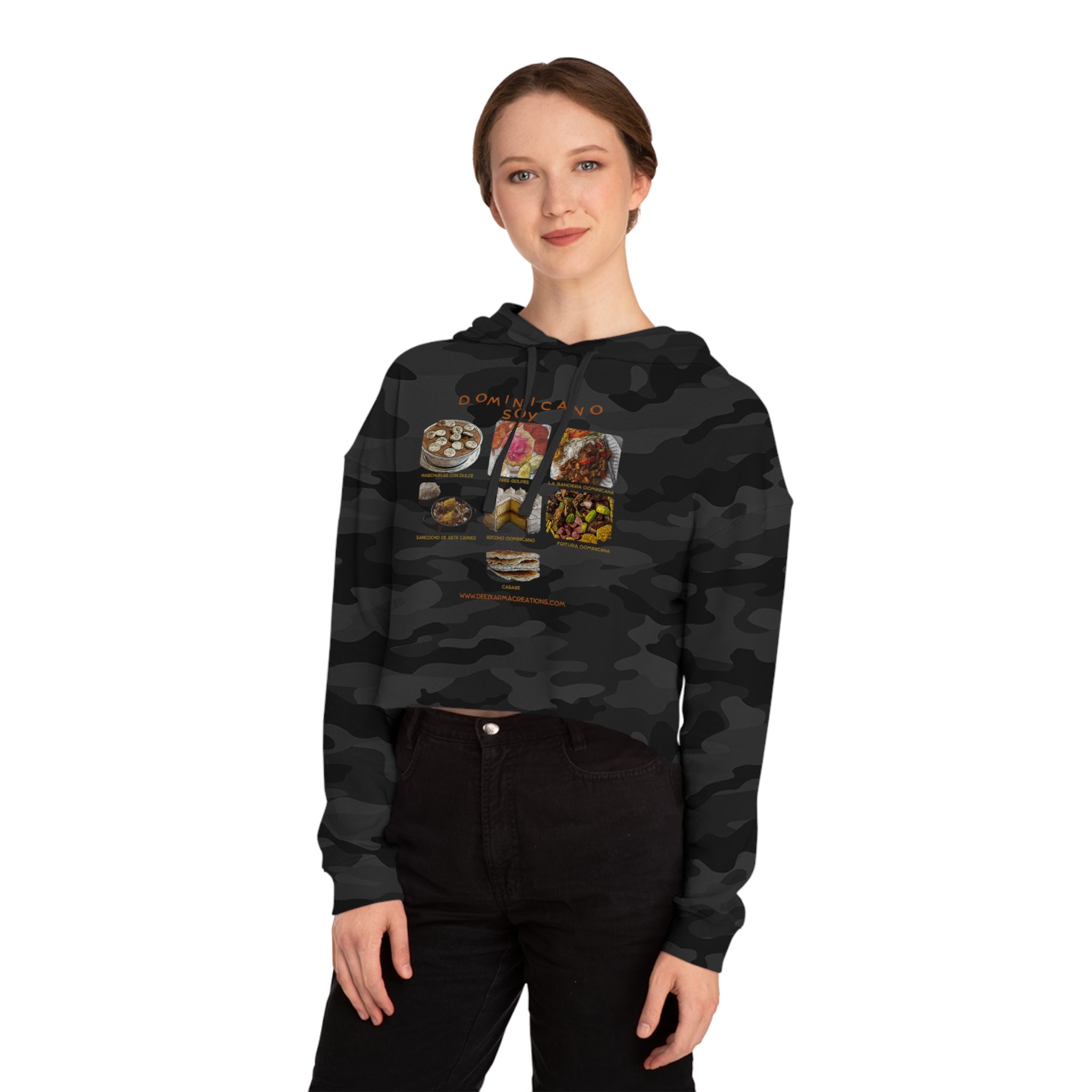 Sazón & Style — Cropped Hoodie
