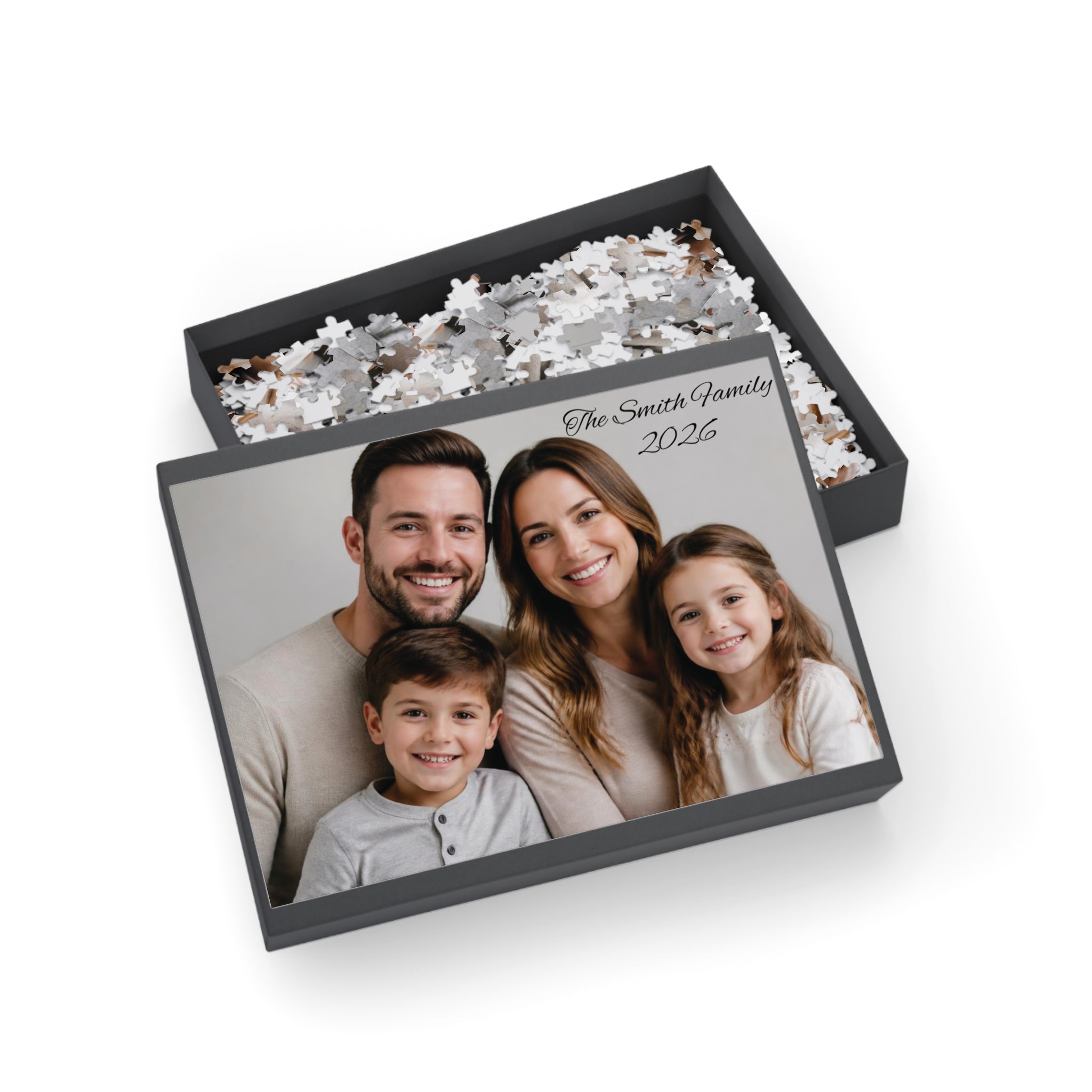 Personalized Photo Puzzle, Custom Family Picture Puzzle, Personalized Gift, Couple Gift, Anniversary Gift, Family Keepsake