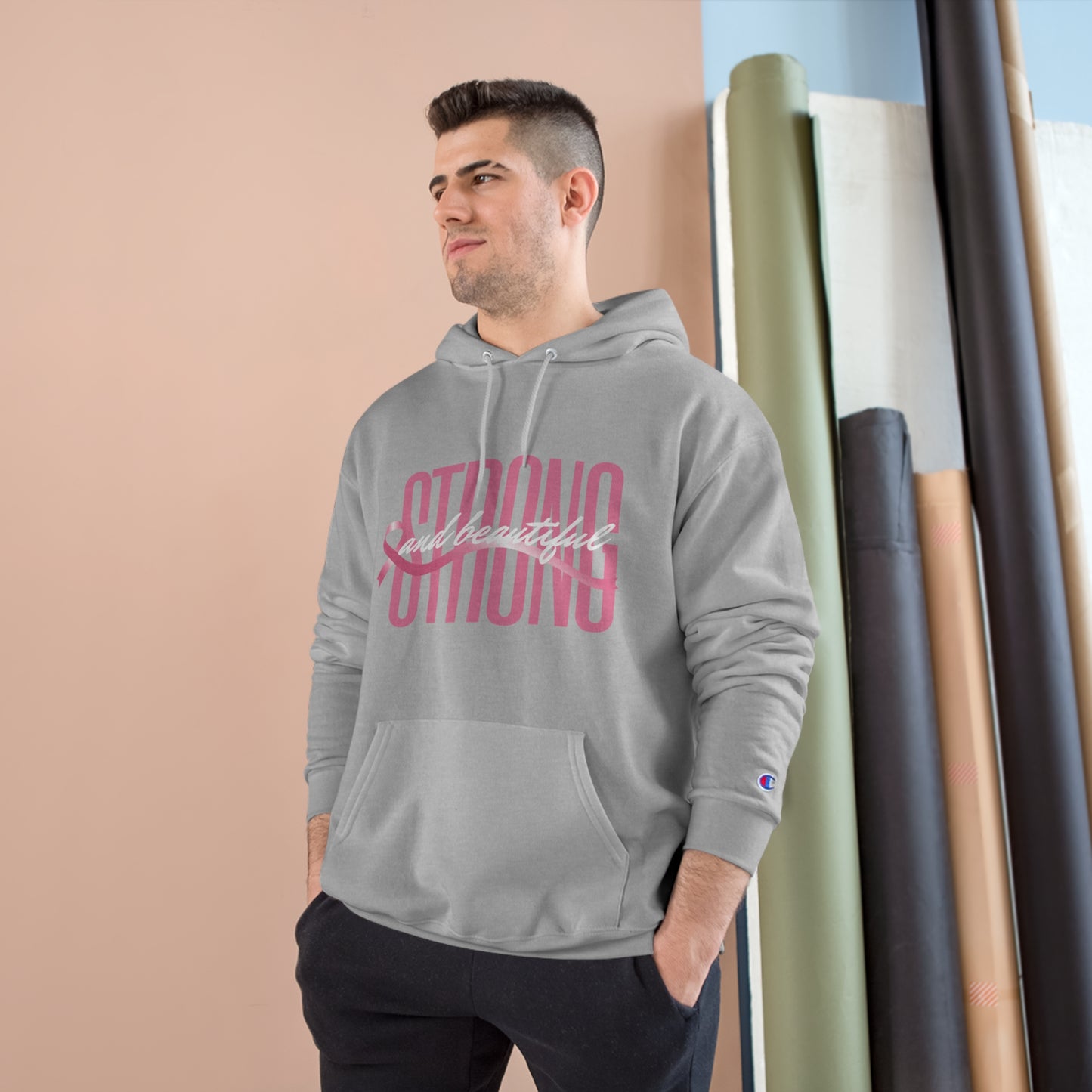 Strong And Beautiful - Breast Cancer Awareness Hoodie