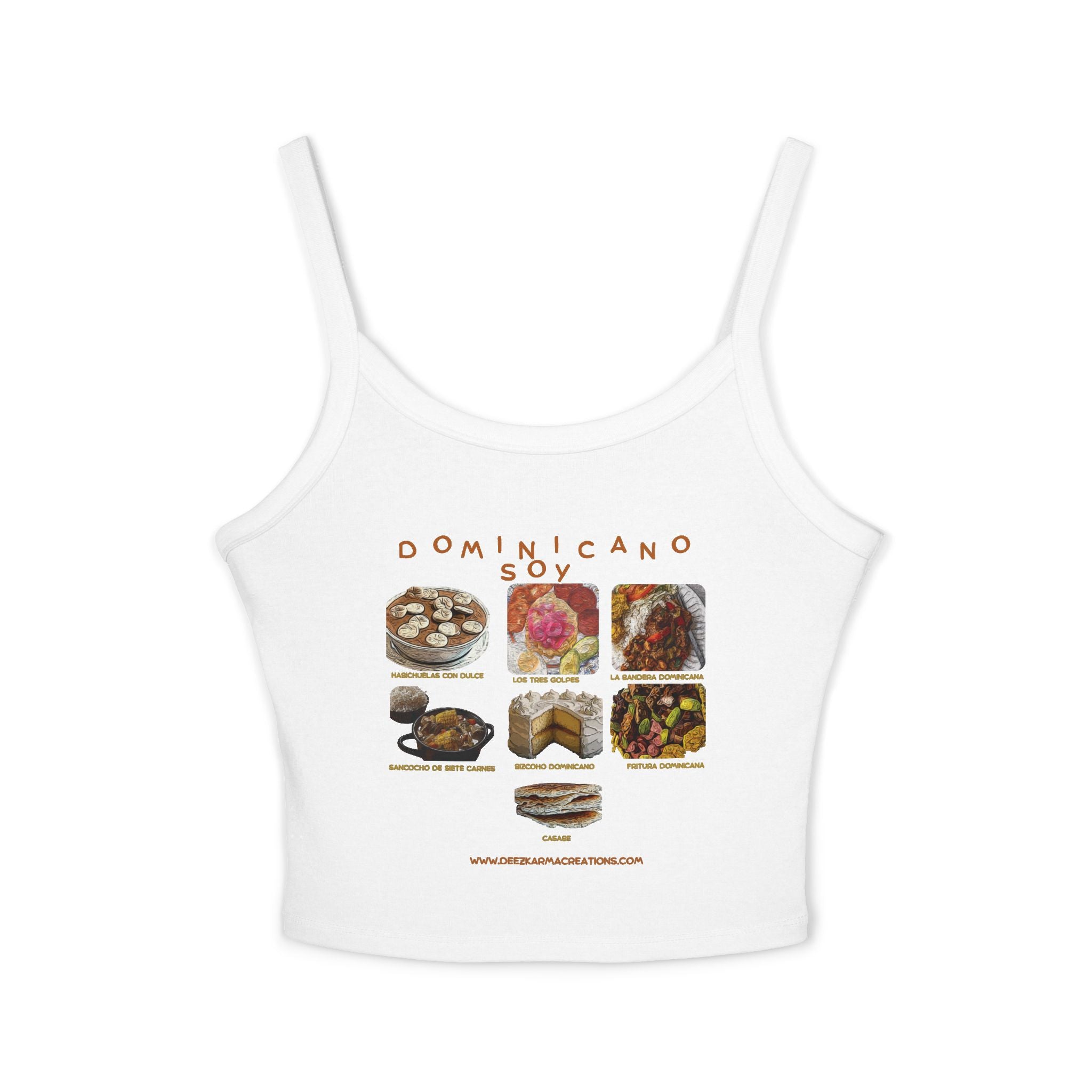 Every Dish Tells a Story — Dominicano Soy Spaghetti Strap Tank