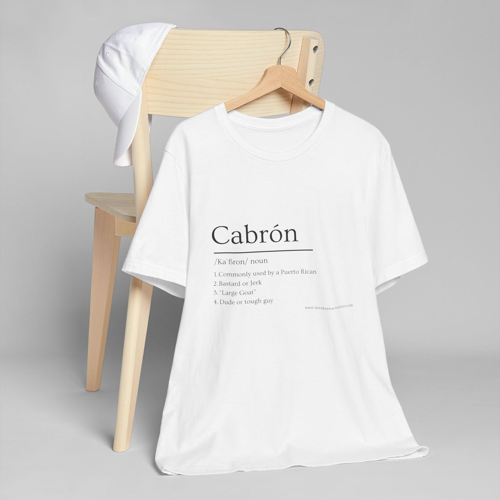Cabrón Minimal Graphic Tee | Latino Streetwear | Born From La Cultura