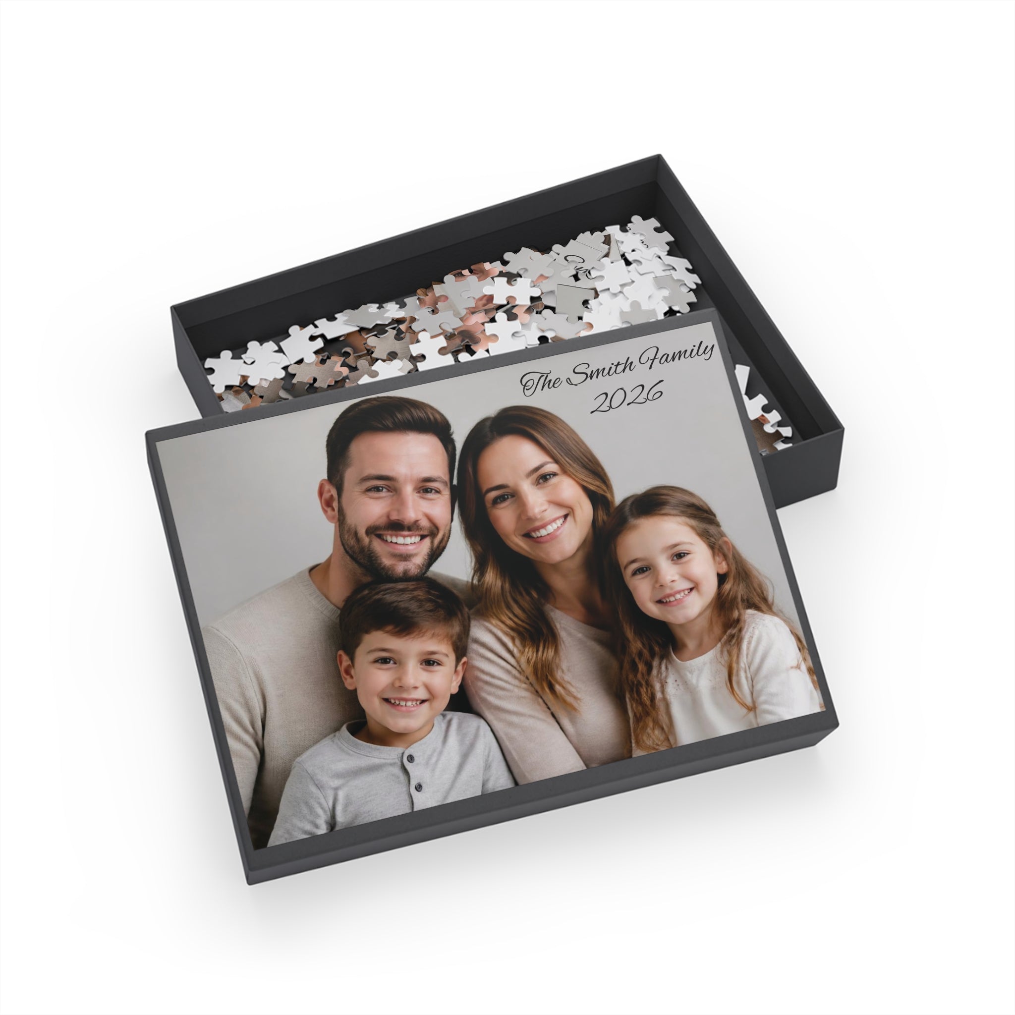 Personalized Photo Puzzle, Custom Family Picture Puzzle, Personalized Gift, Couple Gift, Anniversary Gift, Family Keepsake