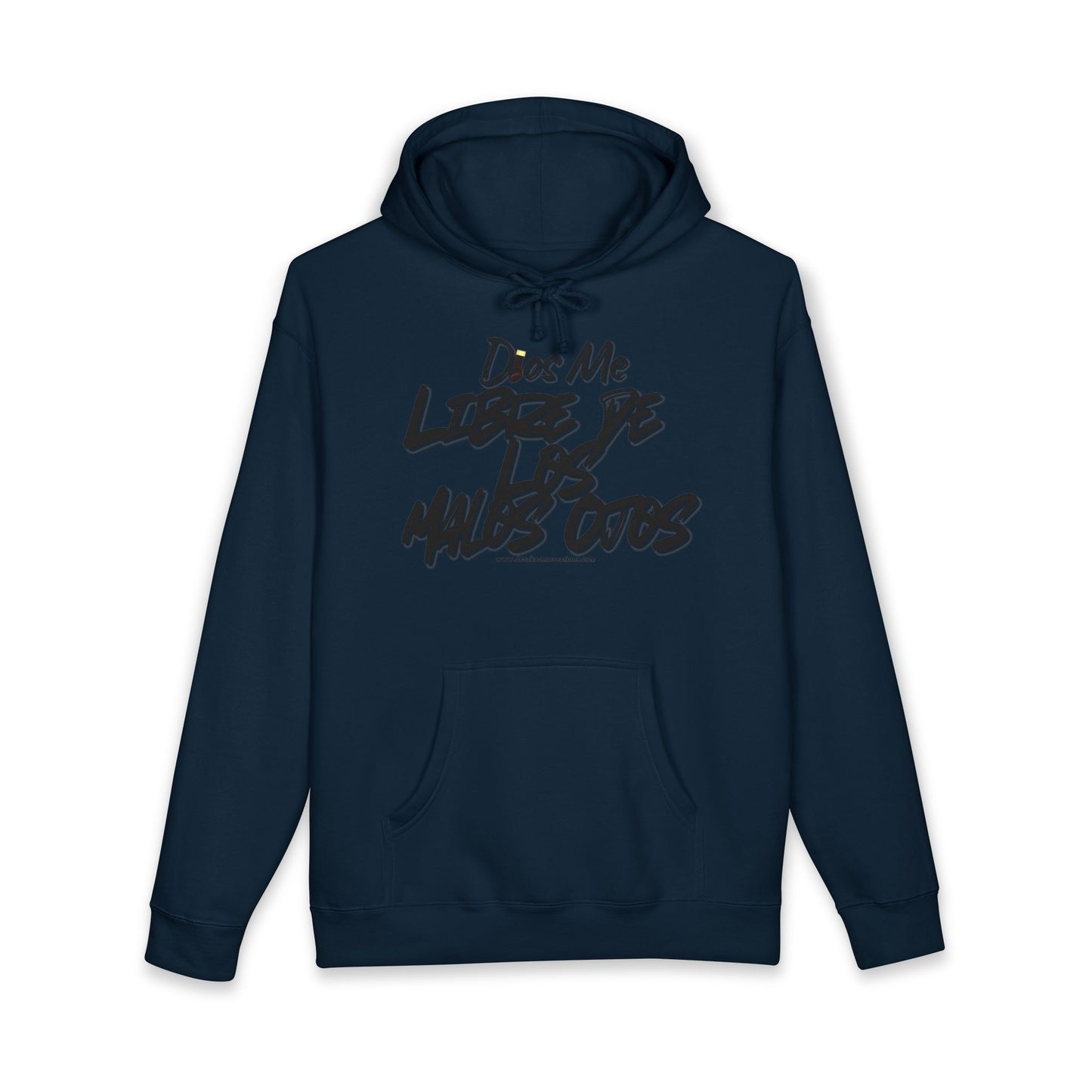 Evil Eye Hoodie — "Dios Me Libre de Los Malos Ojos" Graphic Pullover