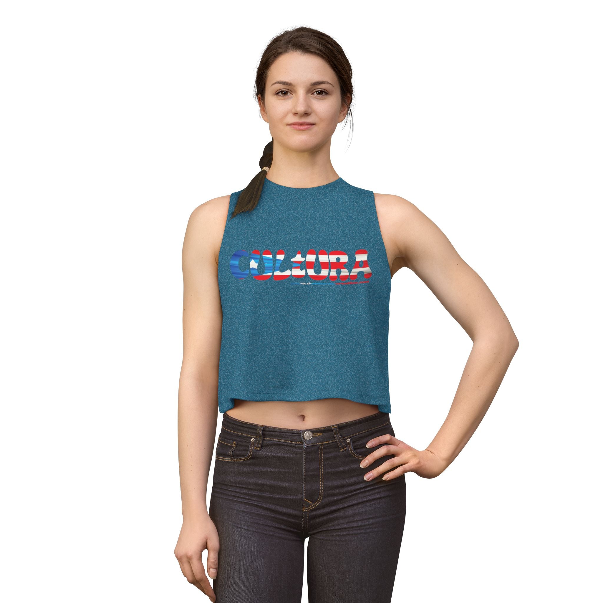 Born Boricua, Built Different — Cultura Crop Tank