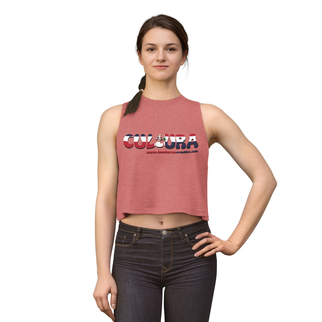 La Cultura Se Lleva — Dominican Pride Crop Tank Top