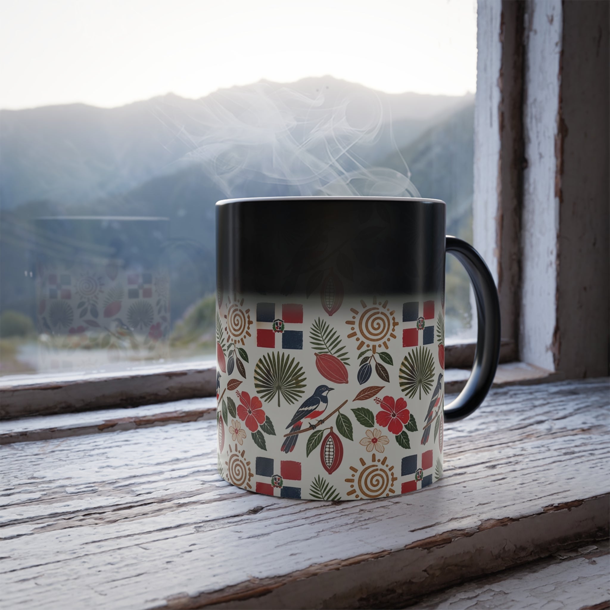 🇩🇴 Dominican Republic Color Changing Mug | Dominican Pride Coffee Mug | 11oz Gift
