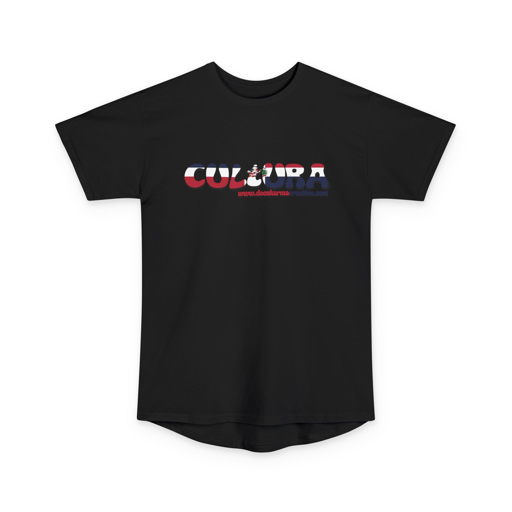 La Cultura Habla — Dominican Pride Long Body Urban Tee