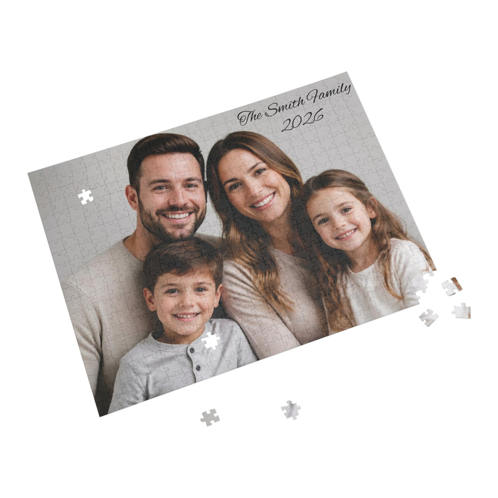 Personalized Photo Puzzle, Custom Family Picture Puzzle, Personalized Gift, Couple Gift, Anniversary Gift, Family Keepsake