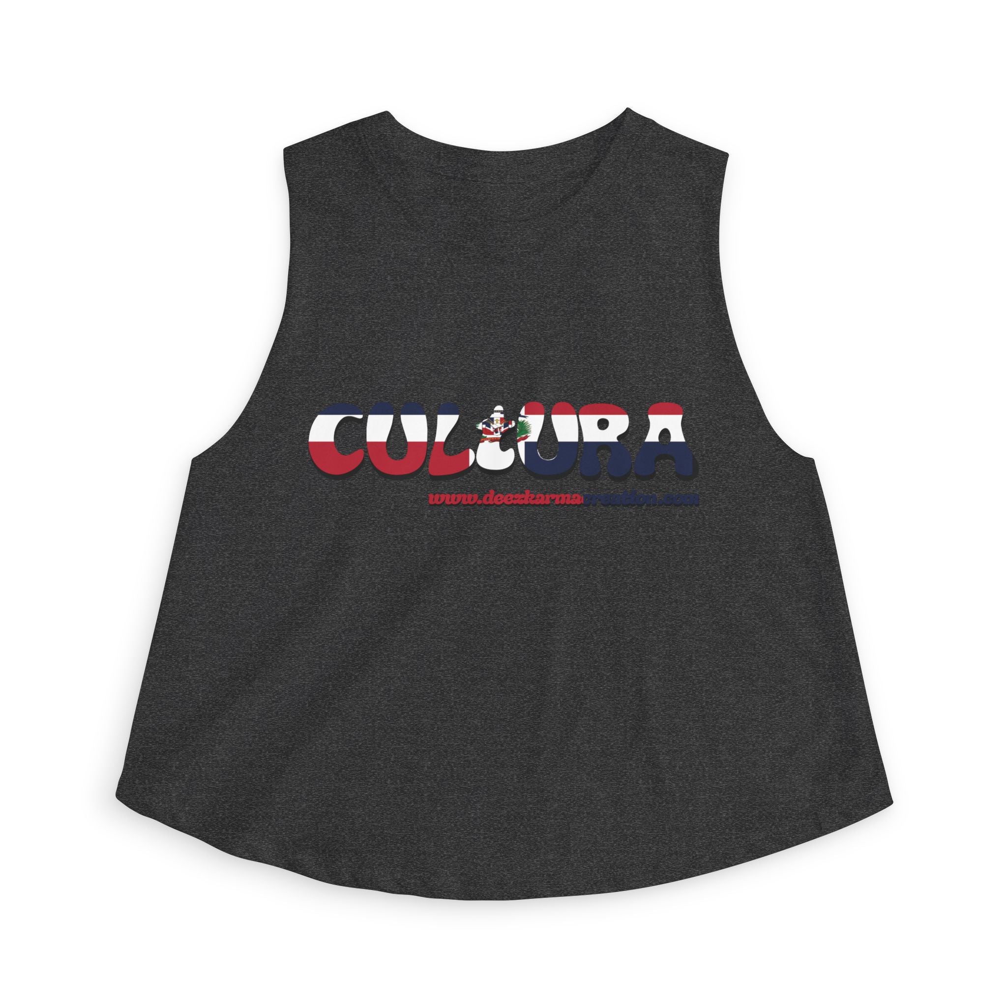 La Cultura Se Lleva — Dominican Pride Crop Tank Top