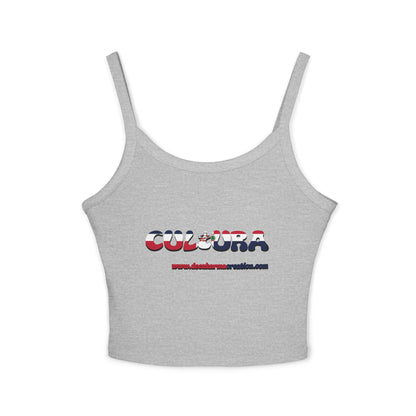 La Cultura Habla — Dominican Pride Spaghetti Strap Tank