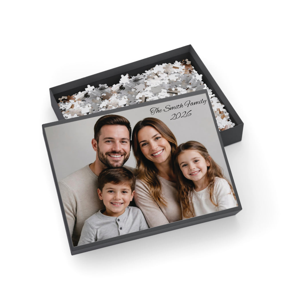 Personalized Photo Puzzle, Custom Family Picture Puzzle, Personalized Gift, Couple Gift, Anniversary Gift, Family Keepsake