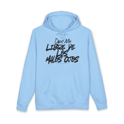 Evil Eye Hoodie — "Dios Me Libre de Los Malos Ojos" Graphic Pullover