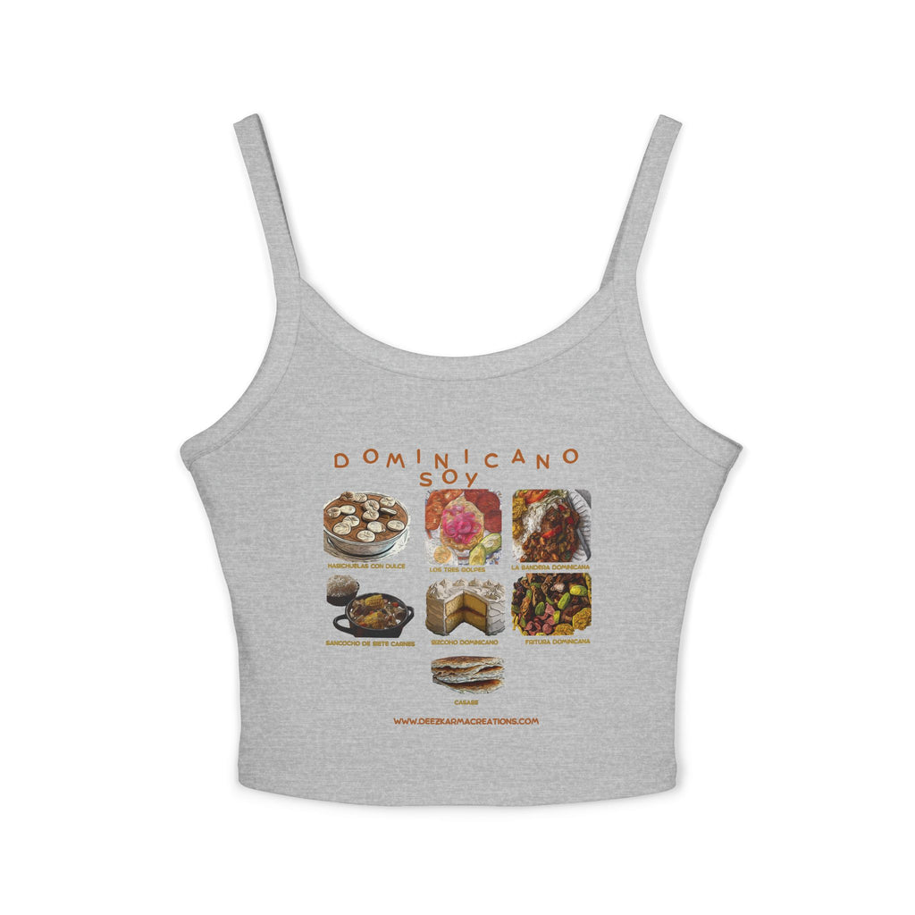 Every Dish Tells a Story — Dominicano Soy Spaghetti Strap Tank