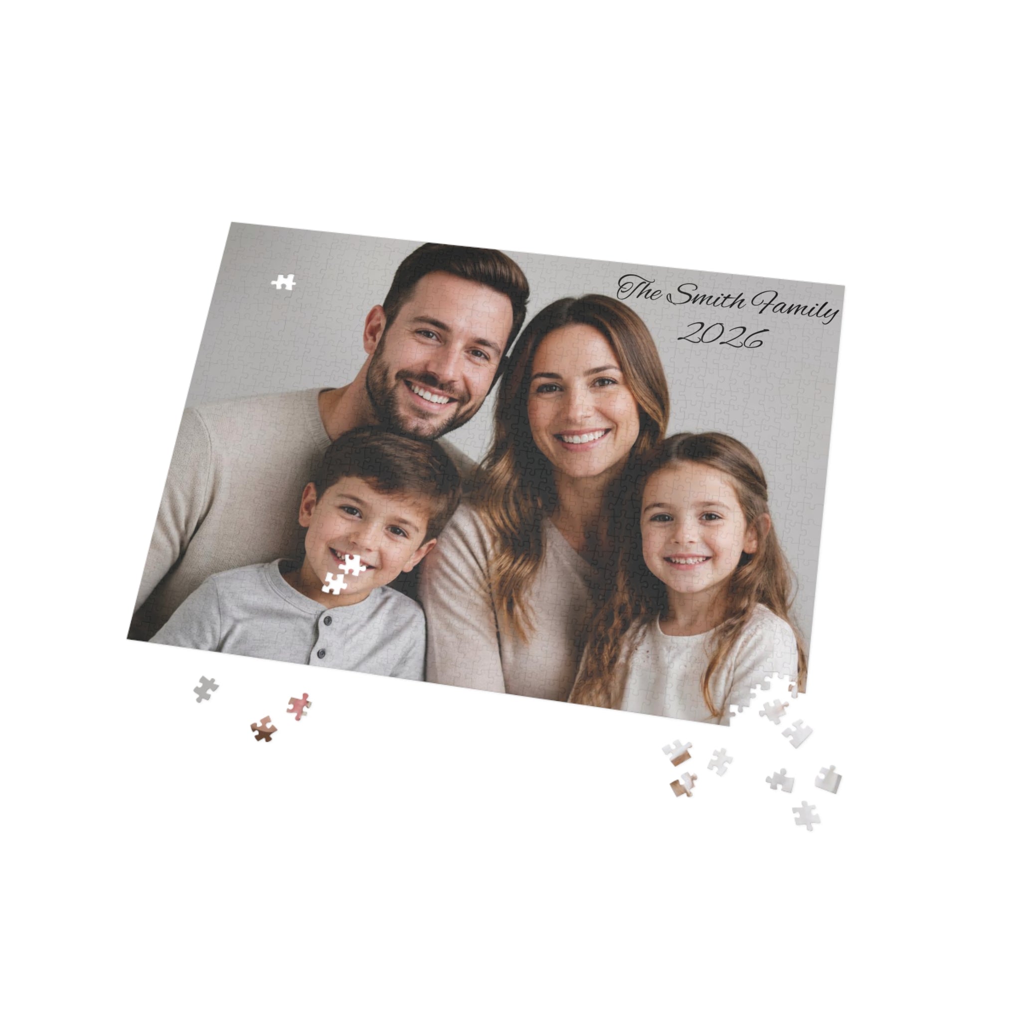 Personalized Photo Puzzle, Custom Family Picture Puzzle, Personalized Gift, Couple Gift, Anniversary Gift, Family Keepsake