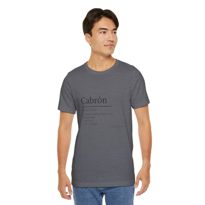 Cabrón Minimal Graphic Tee | Latino Streetwear | Born From La Cultura