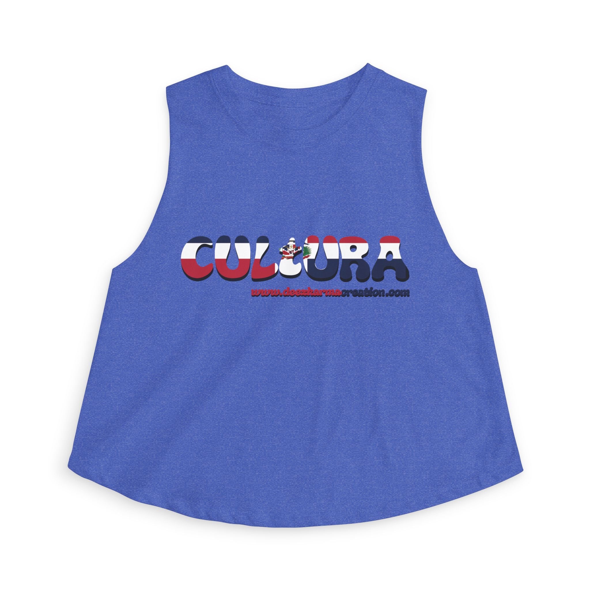 La Cultura Se Lleva — Dominican Pride Crop Tank Top