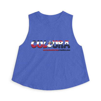 La Cultura Se Lleva — Dominican Pride Crop Tank Top