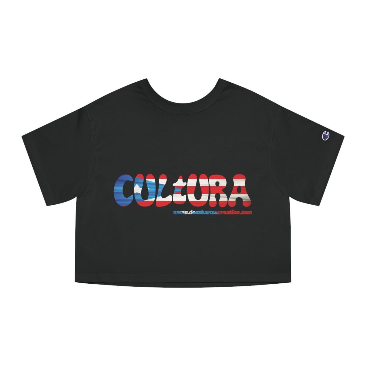 La Bandera Runs Through Me — Crop Top Tee