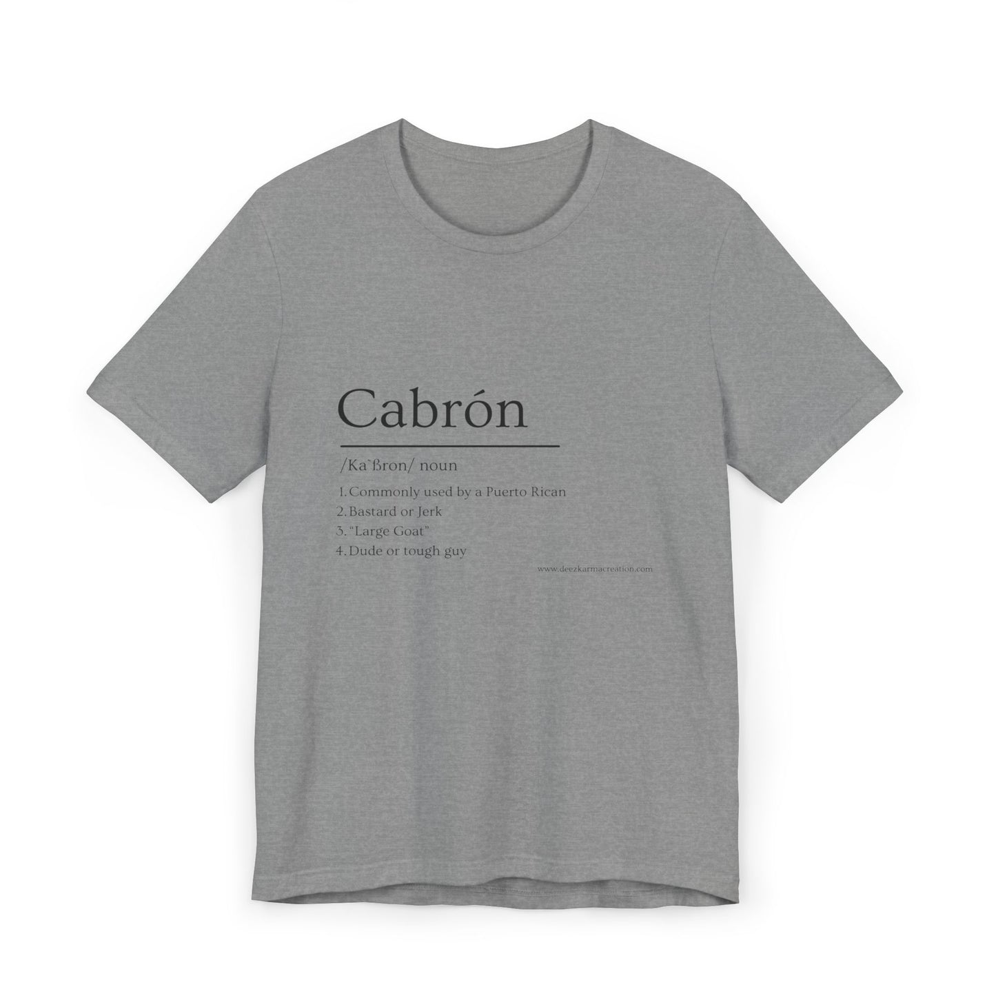 Cabrón Minimal Graphic Tee | Latino Streetwear | Born From La Cultura