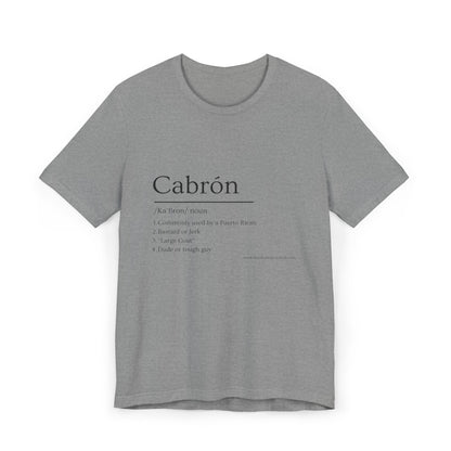 Cabrón Minimal Graphic Tee | Latino Streetwear | Born From La Cultura