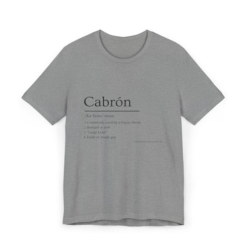 Cabrón Minimal Graphic Tee | Latino Streetwear | Born From La Cultura